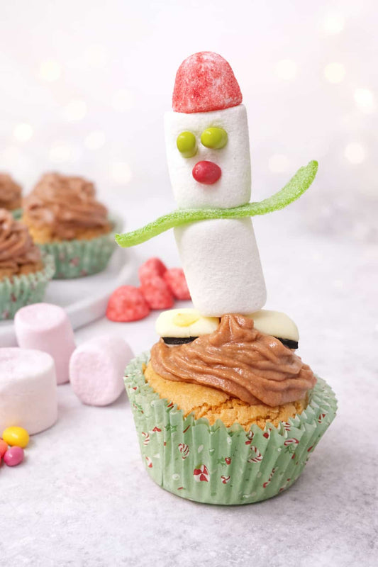 Cupcake bonhomme de neige - CUTEKITTYSHOP 